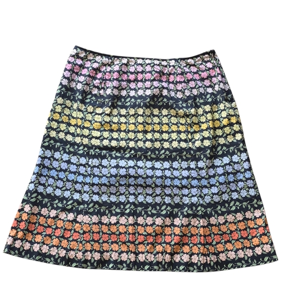 Harolds Fully Lined Floral Patterned Multi Colored Women's Skirt Size 12 - Picture 2 of 8